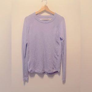 LULULEMON • Women’s Sit in Lotus Sweater Heathered Lilac Size 4